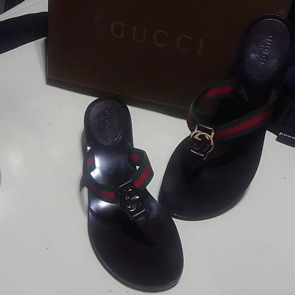 Gucci.  Sandals